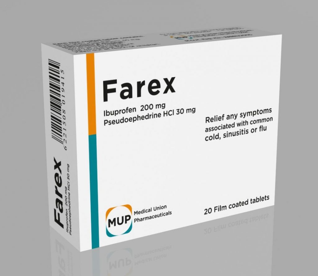فاركس Farex أقراص مسكن قوي للألم واحتقان الأنففاركس Farex أقراص مسكن قوي للألم واحتقان الأنف