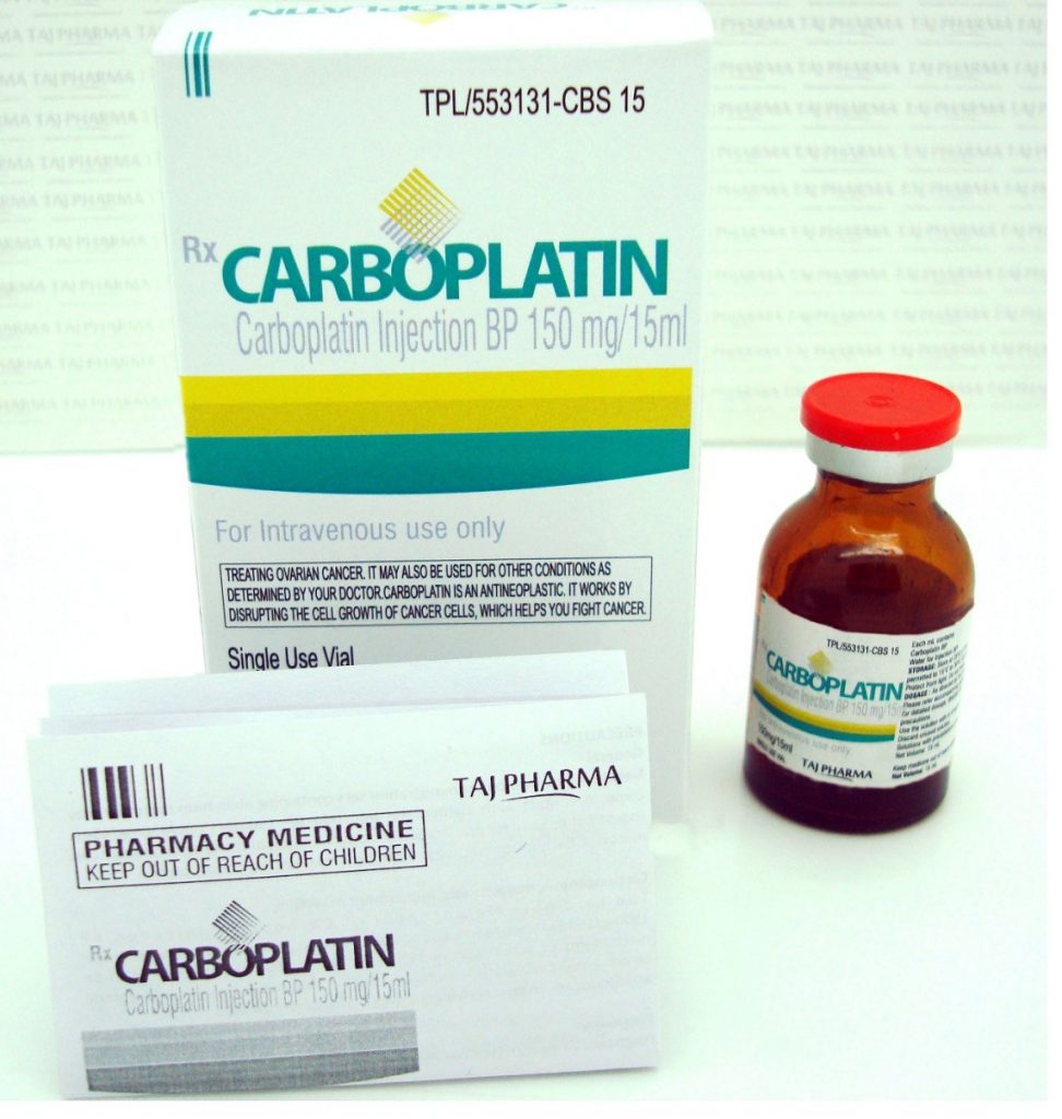 كاربوبلاتين حقن carboplatin ودواعي الإستعمال والآثار الجانبية