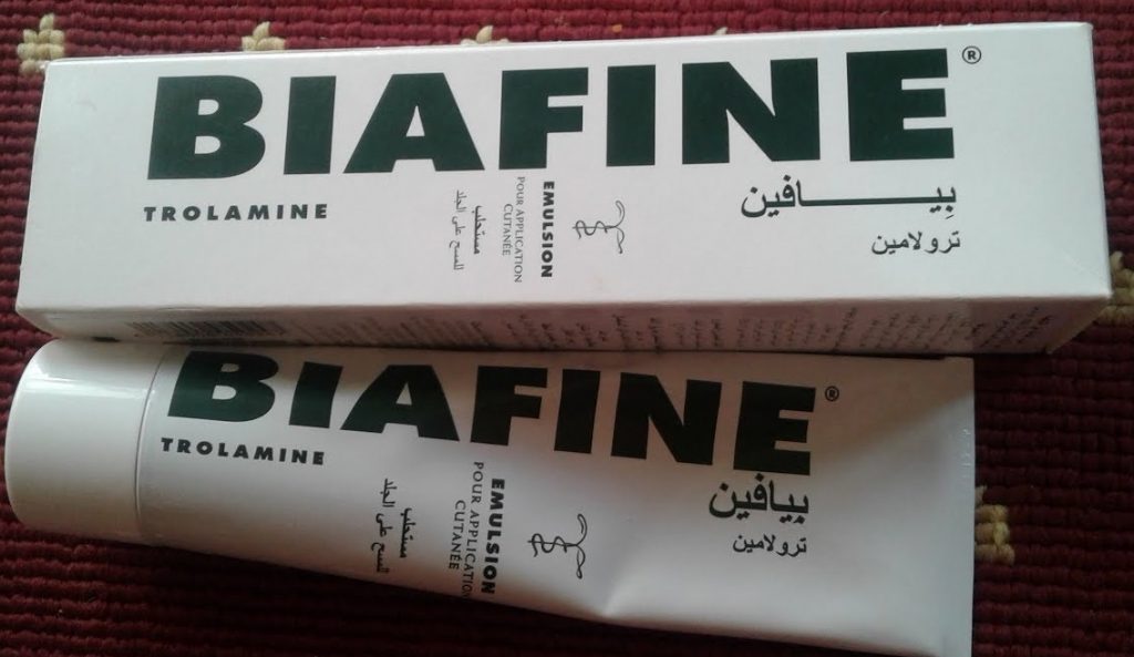 كريم بيافين biafine لعلاج الحروق وتفتيح البشرة