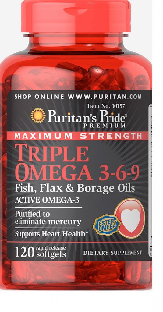 تريبل أوميجا كبسول Triple Omega Capsules لبناء العضلات والتخسيس